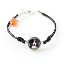 Bernese Mountain Dog, Berner Sennenhund - bracelet with your photo handmade, unique jewelry from the Art-Dog brand sidabras