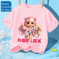 Roblox Star Graphic Kids T Shirt Unisex Short Sleeve Tee For Boys Girls Casual Soft Summer Top 110