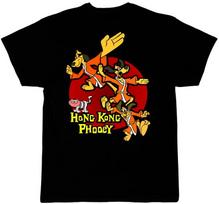 Hong Kong Phooey T Shirt - 70's Cartoon Classic Black All Size Shirt KC974 3XL