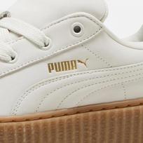 Fenty x Puma Creeper Phatty Nubuck Warm White-Puma Gold-Gum - Dydis 40 (39681303 Laisvalaikio batai)