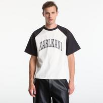Karl Kani Sport College Boxy Raglan T-Shirt White - Dydis M (KM262-016-1 Marškinėliai)