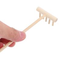 6Pcs Mini Rake for Sand Garden Small Miniature Craft Rakes Portable Sand Tray Tools for Precise Design Mini Rake 14X3.9X2CM