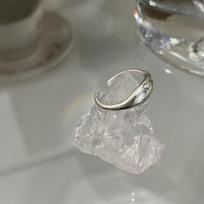 Silver Elastic Cord Ring - Women's Niche High-End Fashion Index Finger Accessory.