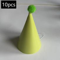 Macaron Cone Party Hats for Vibrant Kids Birthdays Add Color to Celebrations A1