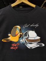 Vtg 00's Daft Duck Get Ducky Parody Daft Punk T-Shirt Remake tee S