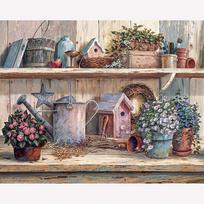 Visas 5D „pasidaryk pats“ deimantinis paveikslas gėlių vazonas deimantinis siuvinėjimas kryželiu namų dekoras, rankų darbo dovana 25x30cm gray