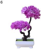 Dirbtinis namų viešbutis Sodo dekoras Dovanų Augalas Bonsai Netikras vazoninis ornamentas 6#