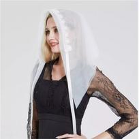 Church Wedding Muslim Catholic Lady Shawl Veil Scarf Chiffon Veil Women Scarf Fashion Women Scarf 45x90cm dramblio kaulas