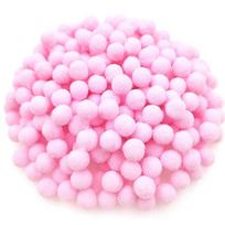 Pomponas pliušinis kamuoliukas vaikams žaislų priedai Daugiaspalvis 10/15mm vestuvių dekoras Minkštas pomponas Rankų darbo medžiaga Siuvimas Rankdarbiai Papuošalai pasidaryk pats Pūkuotas 15mm rožinė