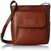 Noora Women's Brown Leather Sling Bag Pack of 1 ruda