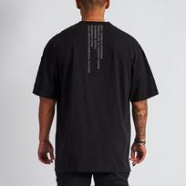 Muscleguys Hip-hop Men's Short-sleeved Tide Brand Top Summer Loose Cotton Clothes European and American Printing Ins Half-sleeve T-shirt M juoda