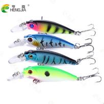 4vnt Minnow žvejybos masalo rinkinys 6,5CM-5G-8# Slowly Wobbler Dirbtinis kietas plastikinis masalas Bass Swimbait Leurre žvejybos reikmenims gray