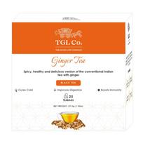 Juodoji arbata su imbieru (25 pak., 1,5 g), Imbierinė juodoji arbata, TGL Co. white