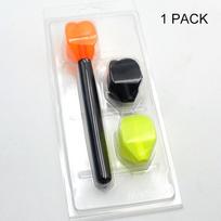 Žvejybos plūdurių rinkinys plūduras Bobber Fishing Light Stick plūdės Fluctuate Mix Dydis Spalvotas plūduras žvejybos reikmenims black