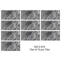10pcs Gray Marble Tiles Wall Sticker Kitchen Oil-Proof Desk Wardrobe Home Renovation Waterproof Self-adhesive Art Wall Decals 15cmX30cmX10pcs