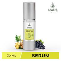 Neolith Anti Acne serumas - su imbiero šaknies ekstraktu, vynuogių vaisių ekstraktu, dervos ekstraktu || 94 % ekologiškas || Be parabenų, silicio ir mineralinių aliejų - 30ml 30 ML balta