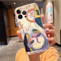 Phone Case For Iphone 14 Pro Max 13 12 11 Pro Max Xs Xr X 12mini 7 8 14 Plus Se Aya Takano Tarot Card Case Funda iPhone 13ProMax beige