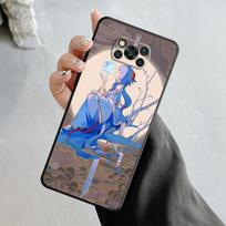Genshin Impact Kamisato Ayaka Xiao, skirtas Xiaomi Poco X3 Nfc X4pro X5 M3, skirtas Mi 12 13 11 10 10t 8 Note10 Lite 11ultra 11t F1 dangtelis For Mi Note 10 Lite gray