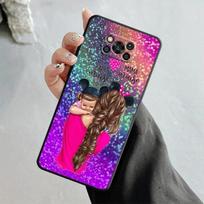 Dėklas, skirtas Xiaomi Poco X3 Nfc X4pro X5 M3, skirtas Mi 12 13 11 10 10t 8 Note10 Lite 11ultra 11t Pro F1 Moteriai Kūdikiui Mamai Mergaitei For Mi Note 10 Lite black