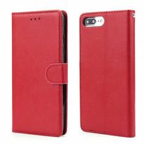 Flip Wallet Case For Iphone 11 Pro Max Se 2020 Card Slots Stand Coque For Iphone Xs Max Xr X 8 7 6s 6 Plus 5s Se 5 Fundas Cover For iPhone 5 5S 5SE raudona