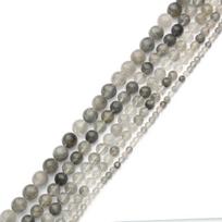 4-12mm 32-89vnt Debesų Kristalo Natūralaus Akmens Karoliukai Papuošalų Gamybai DIY Apyrankė Vėrinys 6mm 61pcs gray