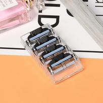 4Pcs/lot 3 Layer Razor Blades for Men Gile Shaver Blades Beauty Proglide Shaving Blades Refills