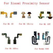 Šviesos artumo jutiklio lankstus juostelinis kabelis, skirtas „Xiaomi Mi 10 10 Lite 10T Redmi K30S K40 Proximity Flex“ kabelio keitimas For Mi 10 gray