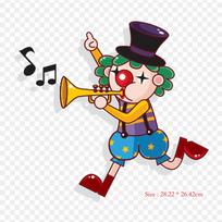 Clown Drawing Joker Clown Iron on Heat Transfer Printing Vinyl Patches Sticker for Clothes DIY Appliques Washable Patches