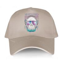 Fashion brand Baseball caps sunmmer Snapback Hat unisex Awesome Techno Music Skull Head Adult latest golf cap Breathable hats Adjustable