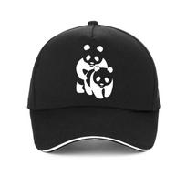 Juokingas imtynių panda beisbolo kepuraitė mados Prekės ženklo Unisex Vasaros vėsi apsaugos nuo saulės kepurė panda Unisex Reguliuojama Snapback kepuraitė Adjustable yellow