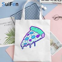 pastel goth shopping bag bolsas de tela cotton shopper eco handbag bolsa bag bolsas reutilizables fabric tote sacolas 24*26cm