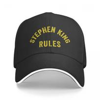Stephen King Rules Baseball Cap Snap Back Hat Golf Hat Man beach hat Unisex'S Hat Women'S