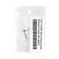 Fuji T-LCSG Size 6 Rod Guide Titanium Frame SIC x 1 (8441) white