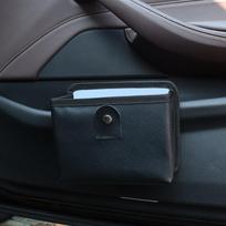 Vehicle-mounted Garbage Can Trash Can Car Trash Bag Foldable Car Trash Bin Car Garbage Lightweight Leather Car juoda