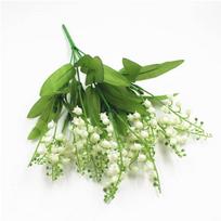 3 vnt. dirbtinės varpelės orchidėjos gėlės, plastikinės šilkinės gėlės, dirbtinės gėlės namų, vestuvių, vakarėlių, sodo dekoravimui balta
