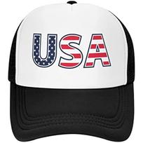 Usa Trucker Hat tinklinis nugaros reguliuojamas juokingas beisbolo kepurėlis, skirtas unisex moterims, keturių sezonų kasdienis medvilnės poliesteris One Size gray