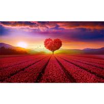 Modern Love Tree Wall Art Canvas Posters Prints unframed Wall Pictures For Office Living Room Home Decor Artwork 21x30cm No Frame pink