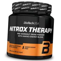 Prieš treniruotę su kofeinu ir kreatinu, Nitrox Therapy, BioTech (JAV) (11084001) 340g Cranberry