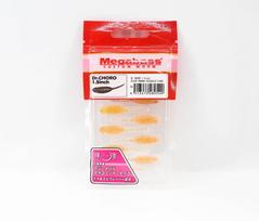 Megabass minkštas masalas Dr Choro 1,5 colio Skaidrus Oranžinis Raudonas Auksas (9549)