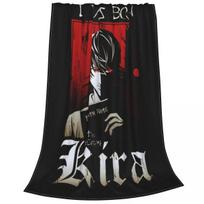 Death Note Kira flaneliniai pledai Anime Light Yagami pledas lovai miegamajam minkštas užtiesalas 75x100cm 30x40in