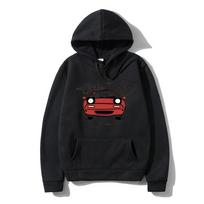 Anime Initial D Hoodie JDM Japonijos automobilių Miata MX5 Su spausdintu gobtuvu Moteriški megztiniai su apatine kakleliu Unisex megztiniai Viršutiniai Unisex drabužiai 2XL