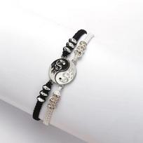 Yin ir Yang apyrankių rinkinys Puikus Tai Chi rankų darbo moterų apyrankių rinkinys 1pcs