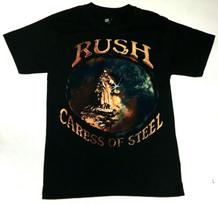 Rush Caress Of Steel Tour Unisex marškinėliai roko grupė S