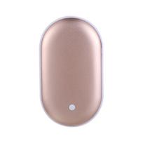 Žieminis mini rankų šildytuvo šildymo padas USB įkraunamas rankų šildytuvo šildytuvo kišenė mini elektrinis šildytuvas šiltas 5000 mAh mėlyna