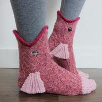Knitted Alligator Socks Shark Crocodile Chameleon Cartoon Socks Cute Animal Wool Knitted Socks
