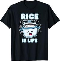 Rice Is Life Filipino Food Philippines Kawaii Unisex T-shirt S