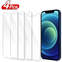 4 vnt. Apsauginis stiklas ant iPhone 13 11 12 Mini 15 14 Pro Max ekrano apsauga Grūdintas stiklas iPhone 6S 7 8 Plus XR XS Max iphone 11 gryna