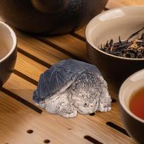 Miniatiūrinė Kandančio Vėžlio Statulėlė Gyvūno Skulptūra Stalui Kolekcionuojama Mažas Arbatos Augintinio Papuošalas skirtas