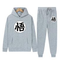 Women Hoodie Japanese Anime Cartoon Goku Vintage Printed Fashion Hoody Plus Fleece Pullover Hoodies Sweatshirts S