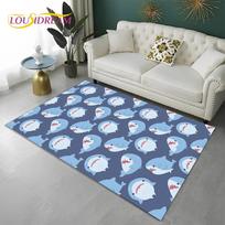 Animacinis 3D Gawr Gura Hololive Mielas Kilimas Kilimėlis Namų Svetainei Miegamajam Sofai Durų Kilimėlis Dekoracija, Vaikų Plotas Kilimas Neslystantis Grindų Kilimėlis 40x60cm